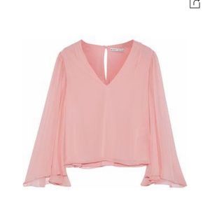 Alice + Olivia Silk Chiffon Blouse